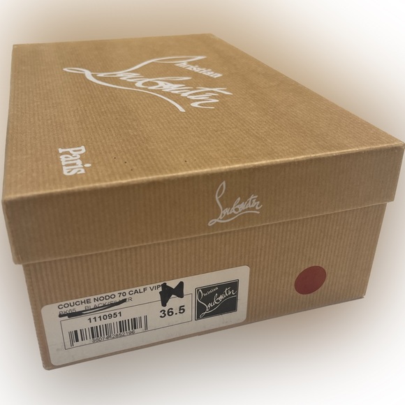 Christian Louboutin Couche Nodo Black Heels - Picture 3 of 3